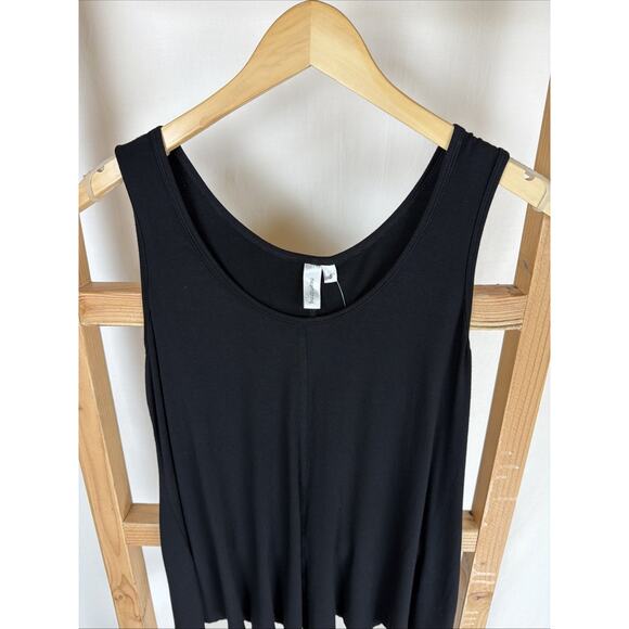 NWT Kleen Black Round Neck Swing Tank Top #0839 Size SMALL - Picture 2 of 4